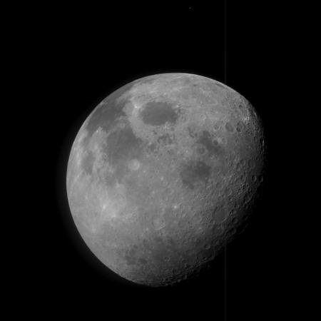 A receding Moon during the trans Earth coast