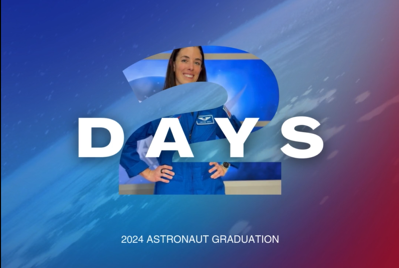 NASA astronaut Christina Birch poses for the Astronaut Graduation Countdown. 